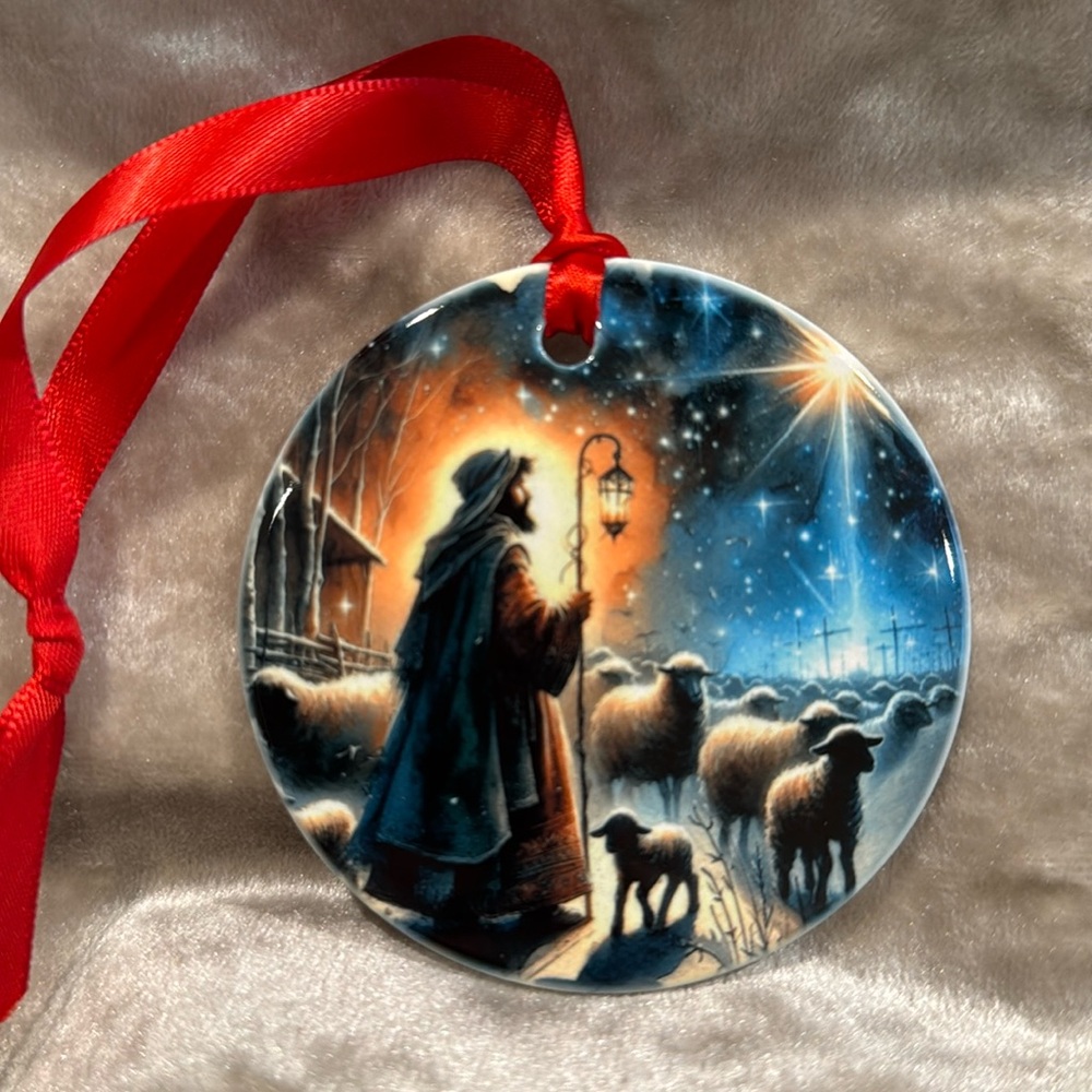 Christmas shepherd Ornament